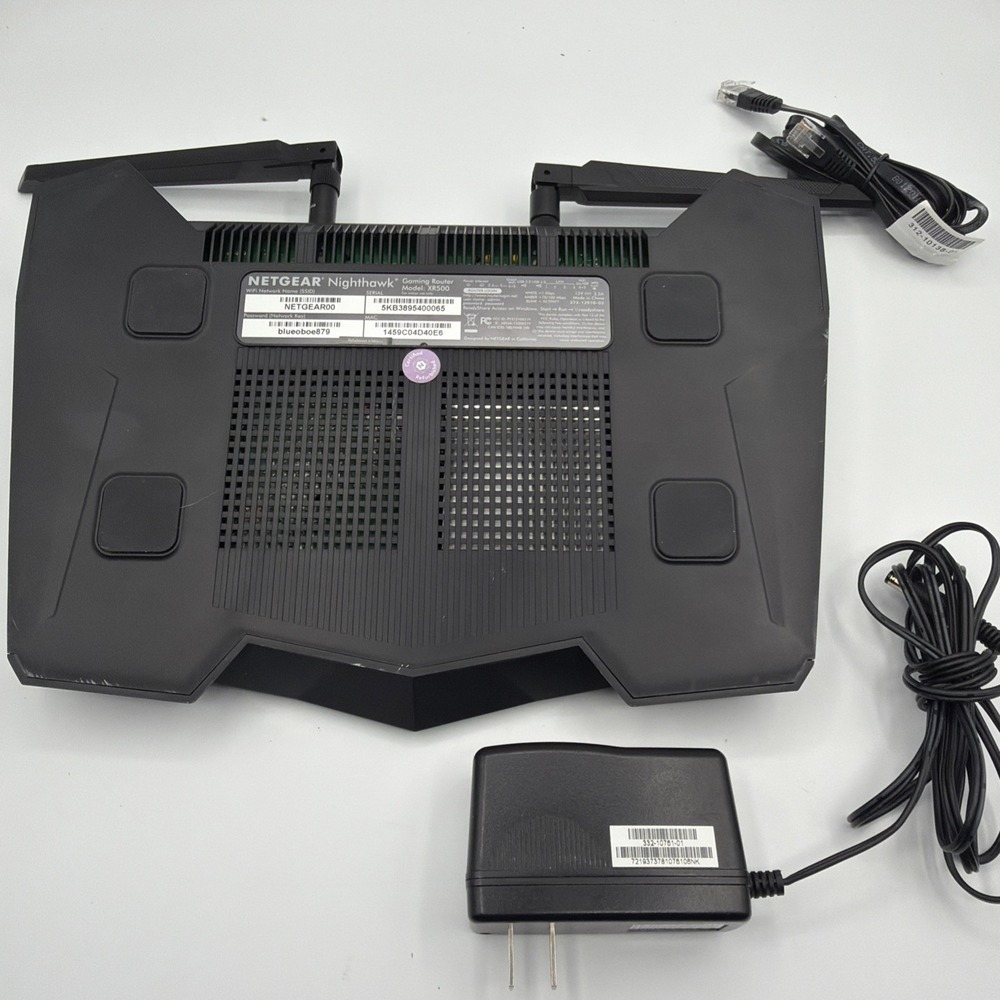 NETGEAR Nighthawk XR500 Gaming Router Bundle AC Adapter Ethernet Cable Working - Picture 11 of 11